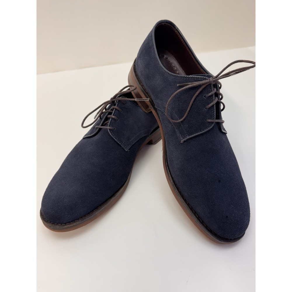 Allen Edmonds Port Washington Nomad Suede Lace Up Blue Dress Casual Shoes 9.5 D